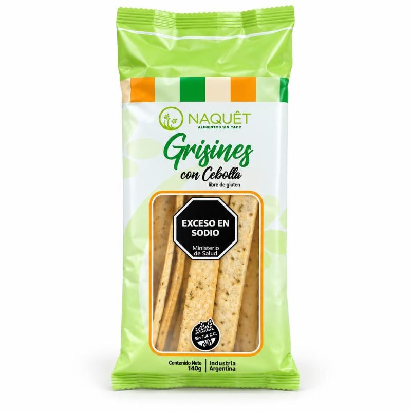 GRISINES CEBOLLA NAQUET
